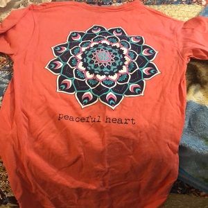 Simply southern peaceful heart shirt